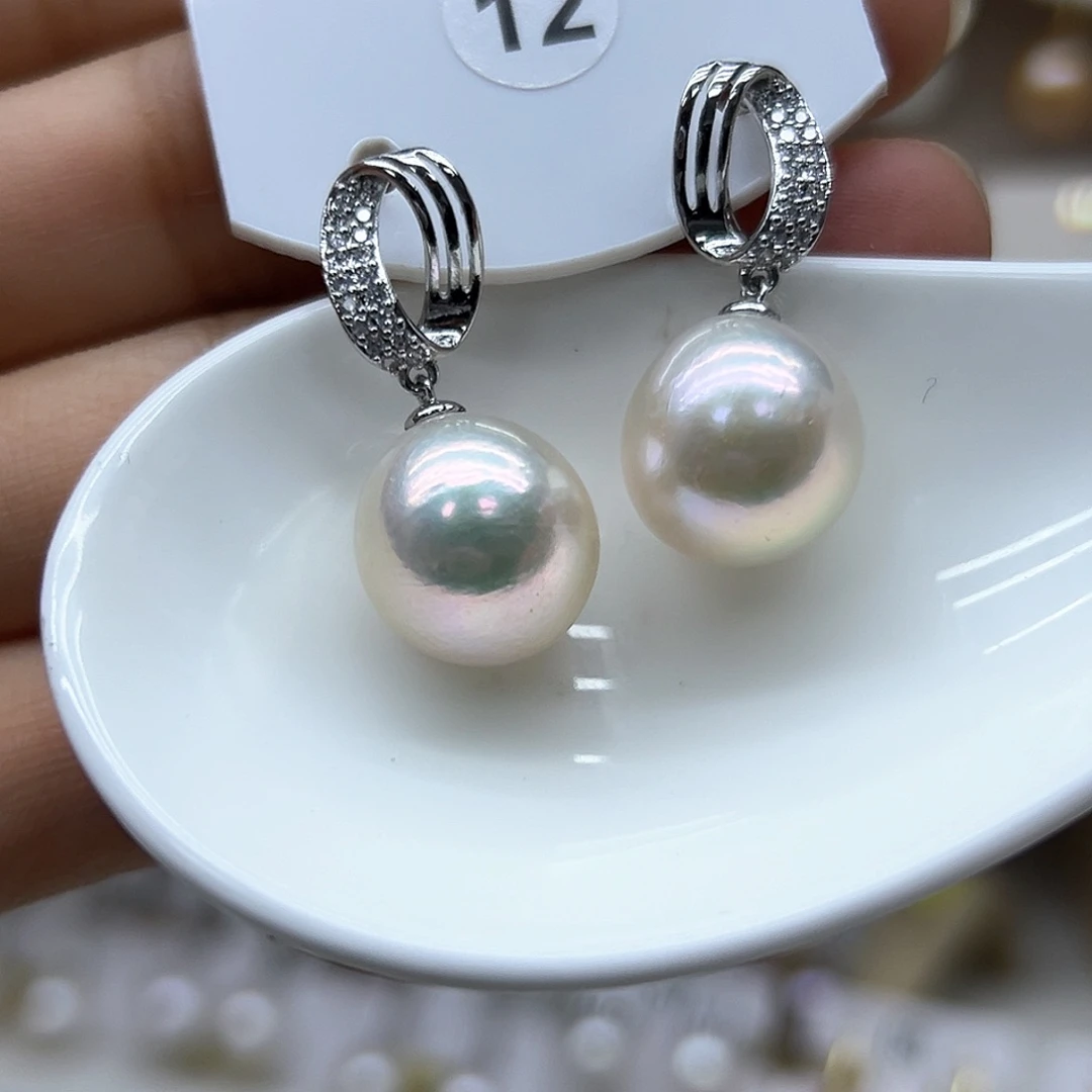 未镶嵌淡水珍珠耳饰13