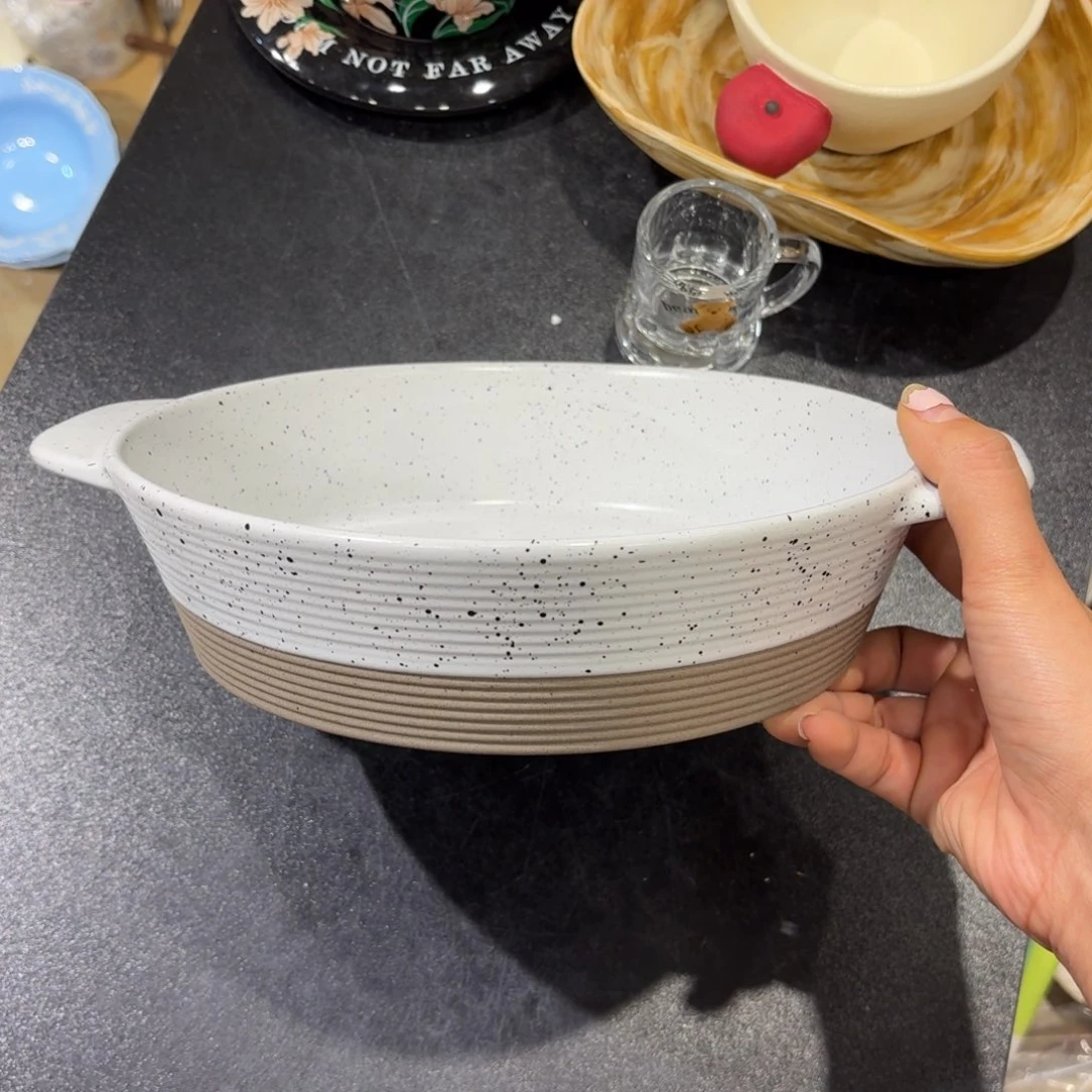 瓷一个可进烤箱一个