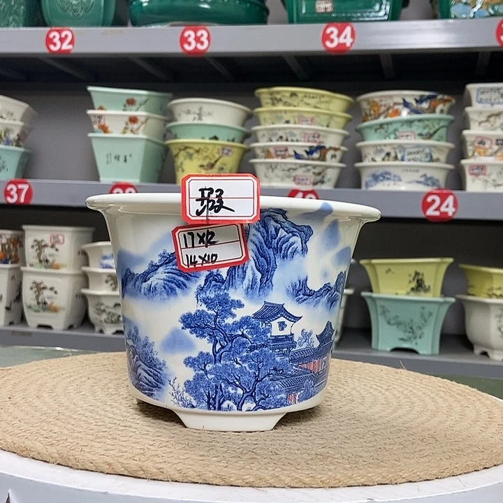 紫砂紫砂花盆0236