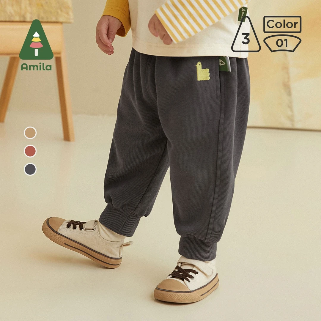 【休闲裤】啊咪啦美育童装儿童秋装5D3KZ534宝宝春秋裤子小童长裤