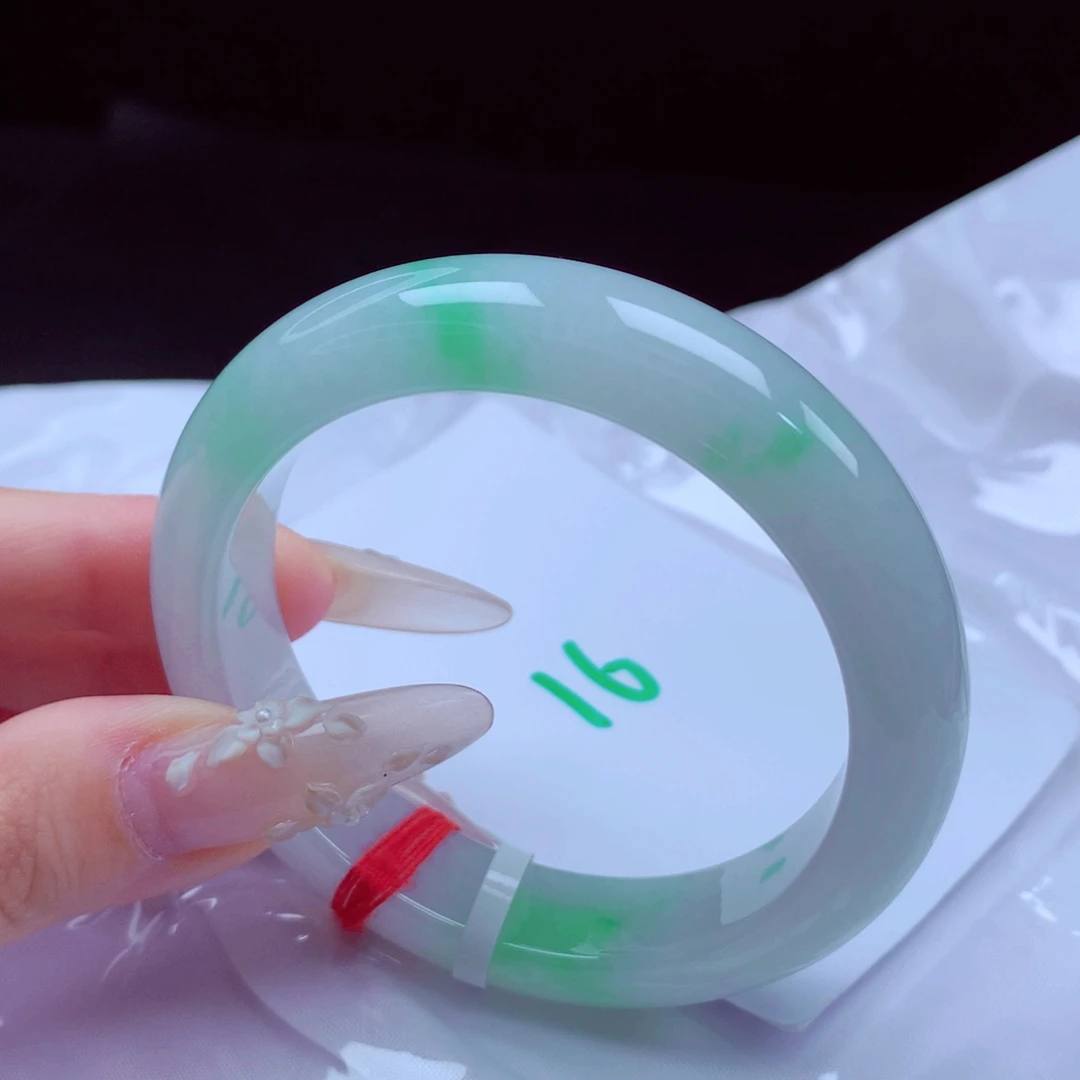 未镶嵌手镯翡翠天然缅甸翡翠A货手镯 16号