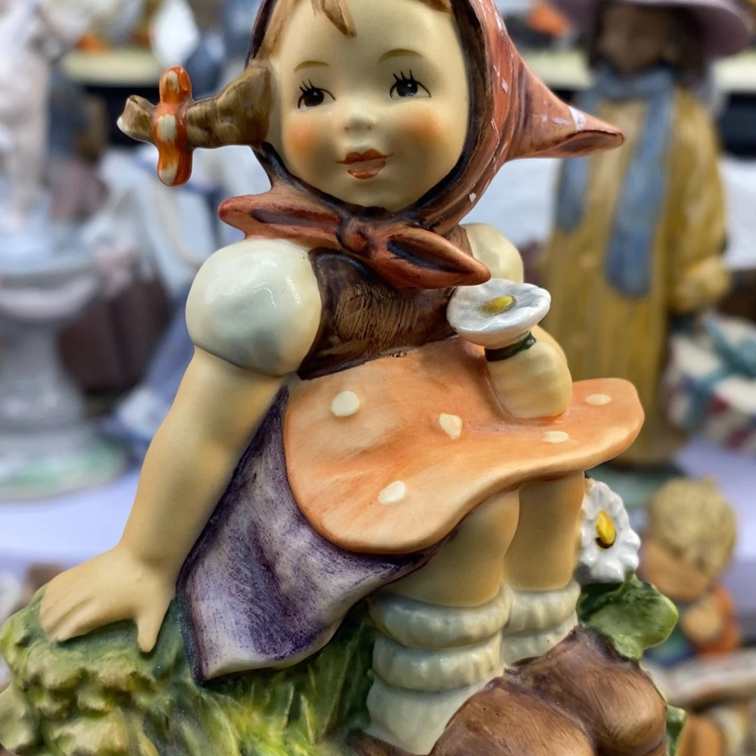 瓷片欧美中古美物摆件