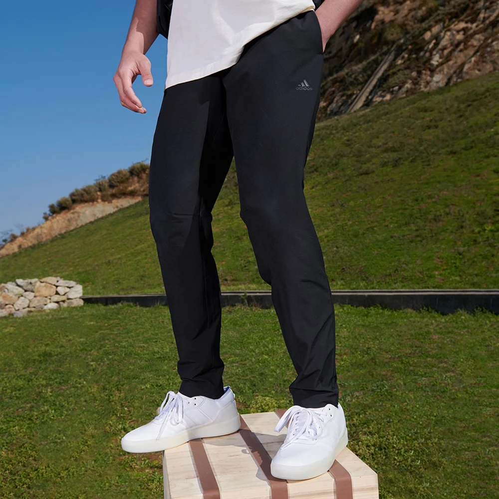 Adidas阿迪达斯正品男子透气休闲运动梭织长裤IP3977