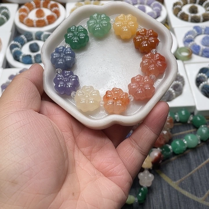 石英质玉（非洲翠）合金时尚简约精美大方