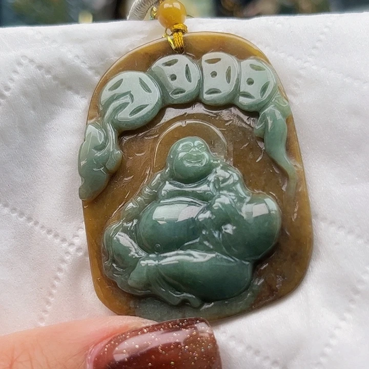 翡翠未镶嵌颈饰挂件