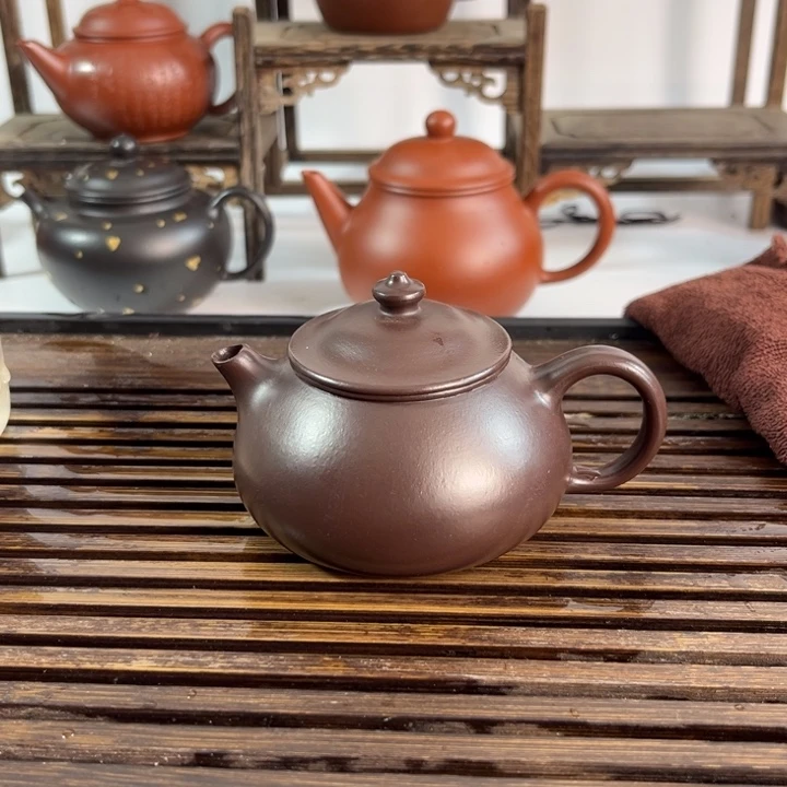 茶壶紫砂原矿紫砂手工制作