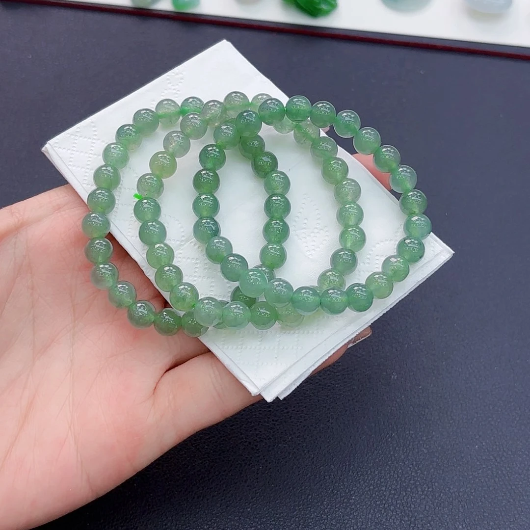翡翠手串未镶嵌手串多样性发其一