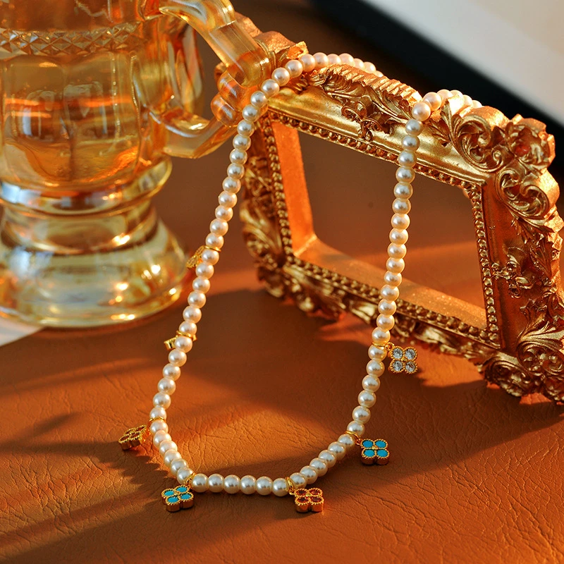 铜合金亚克力吊坠 粉丝专享【法高定：珠华时运】设计师款项链