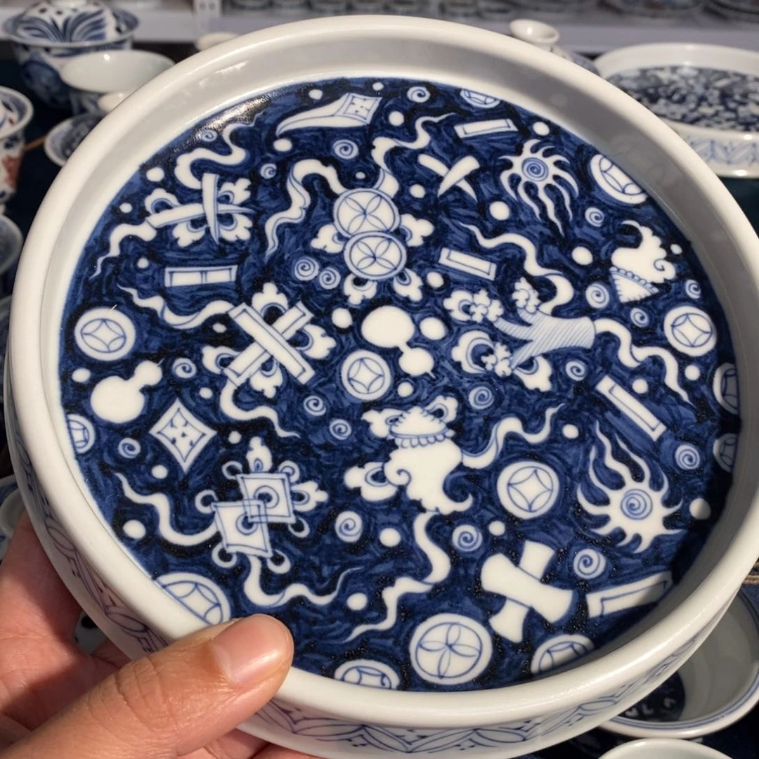 缸景德镇手工手绘茶具