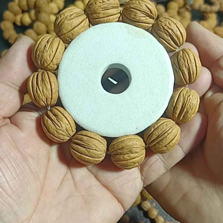 手串桃核东北野生桃核肉块纹 甲骨文