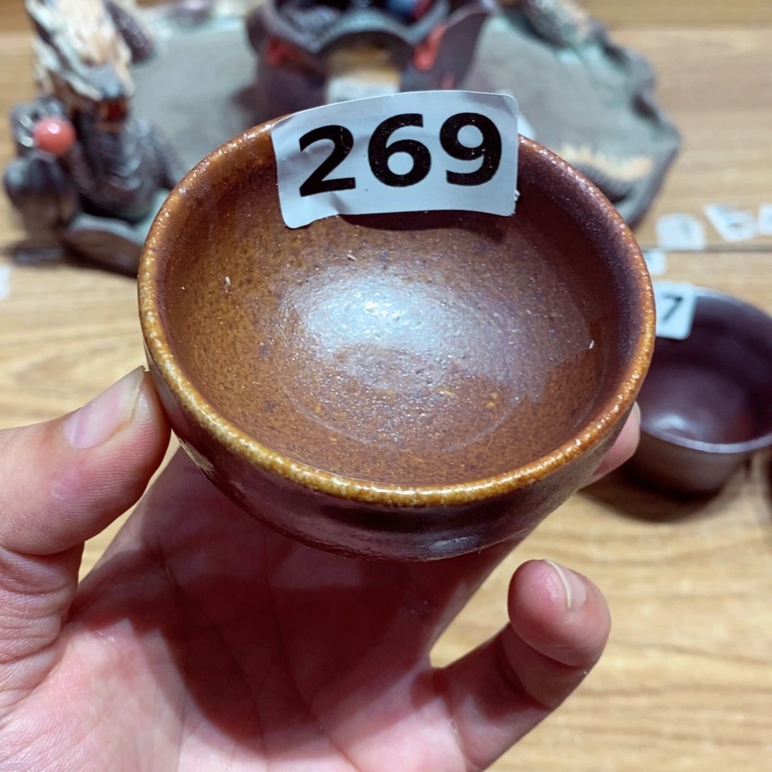 柴烧茶具陶瓷杯子