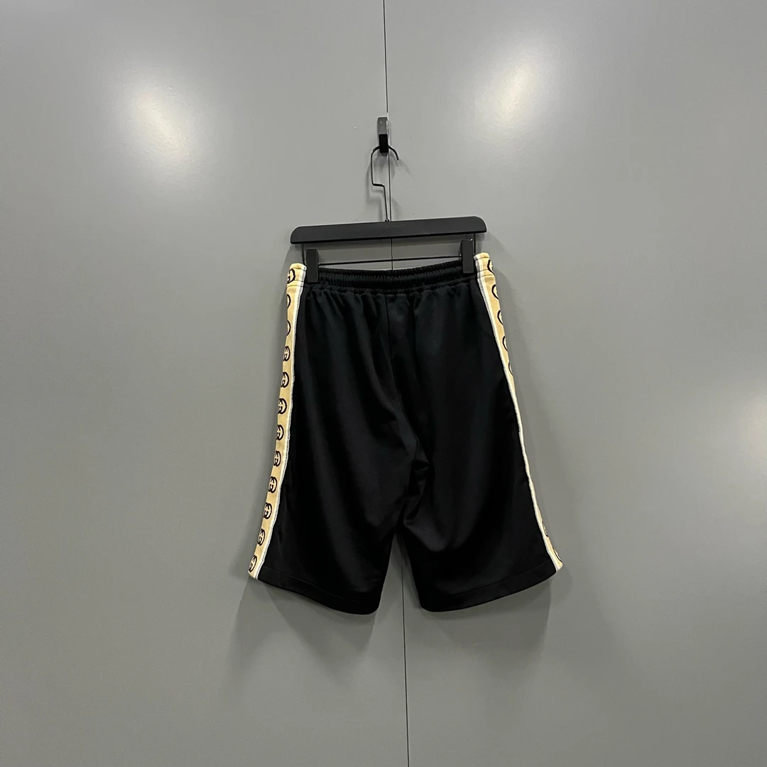 95新 GUCCI/古驰 y19 侧边GG抽绳短裤 S码 019303
