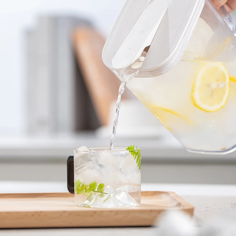 日本asvel冷水壶耐高温泡茶壶塑料一人冰箱办公室家用花茶壶