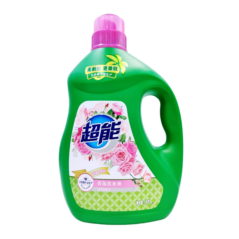 超能玫瑰茉莉香氛洗衣液 3kg/桶
