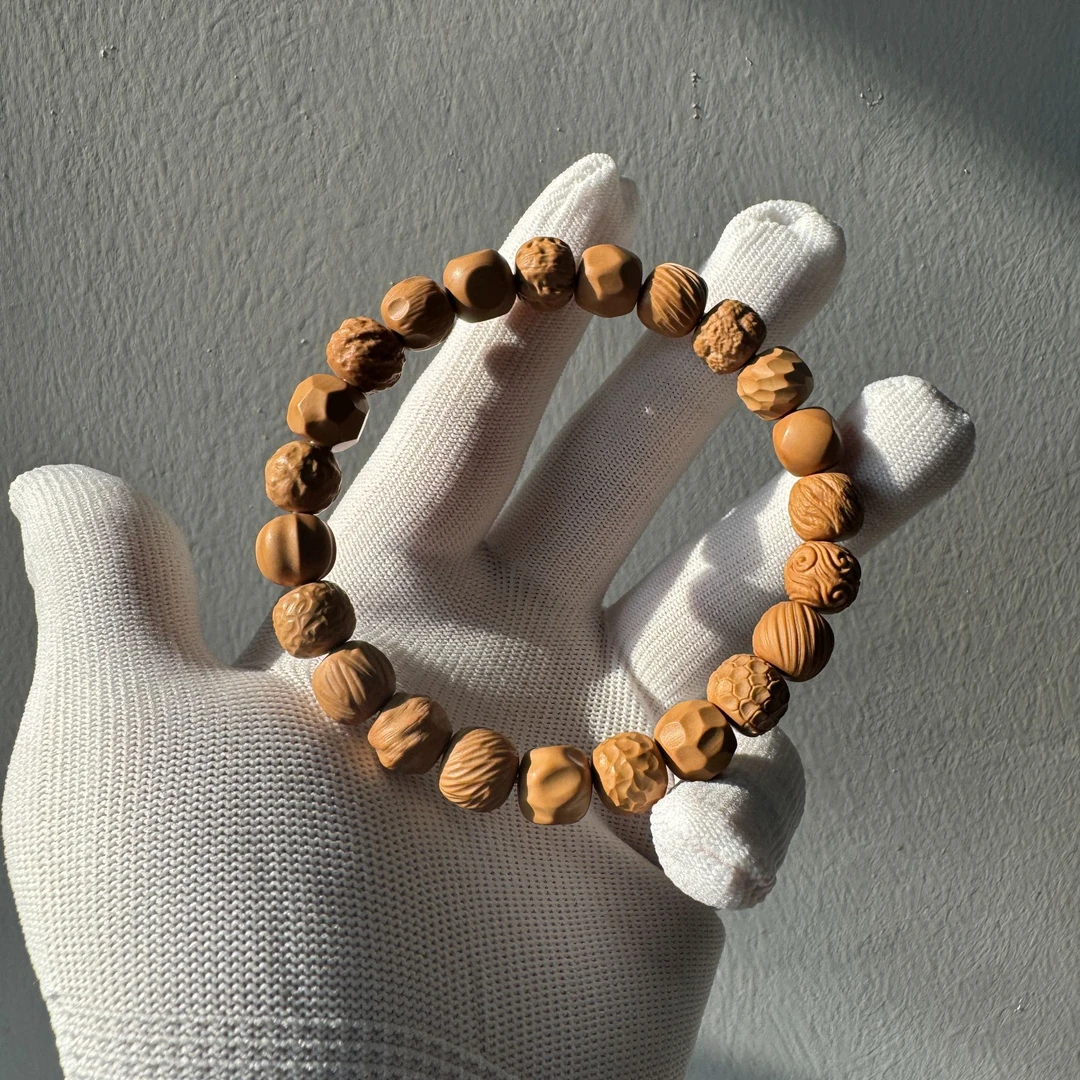 （天寻出品）多宝猴头 手工雕刻 全品无暇 原皮原色原生态