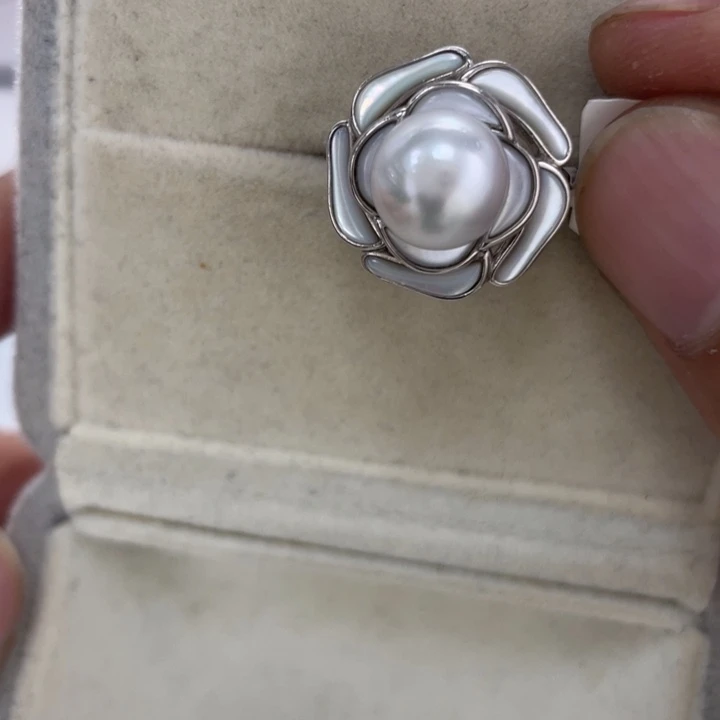 手绳海水珍珠银S925镶嵌