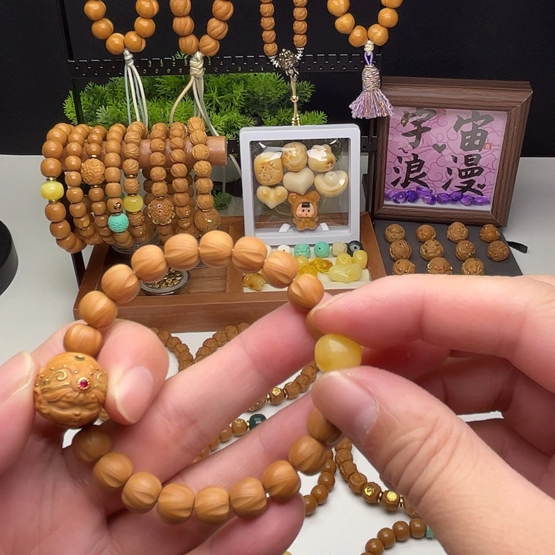 一***～猴头核桃吊坠猴头手串2标定制单颗配饰不退换