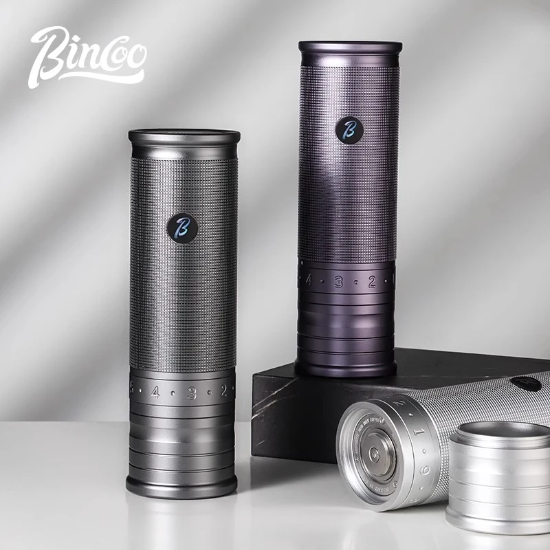 Bincoo电动磨豆机便携咖啡豆研磨器小型家用外调意式咖啡磨粉机