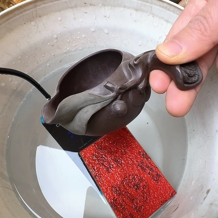 紫砂茶壶米*福宜兴原矿手工紫砂壶