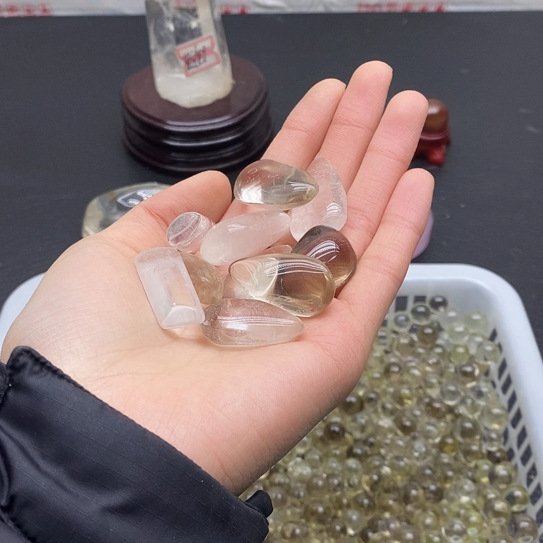 珠宝半成品水晶未镶嵌358水晶石