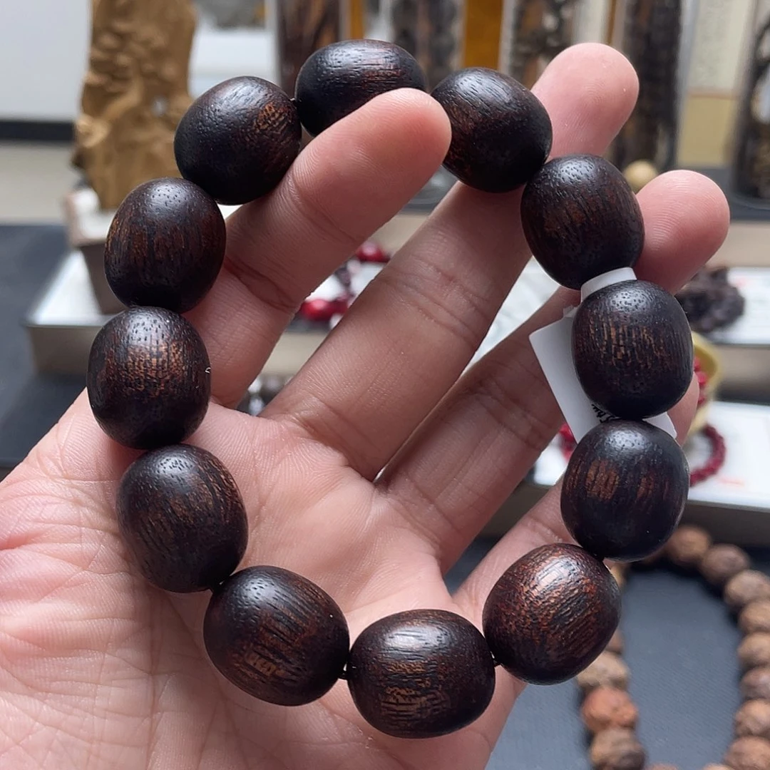 非洲檀香无事牌成品手串成品手串