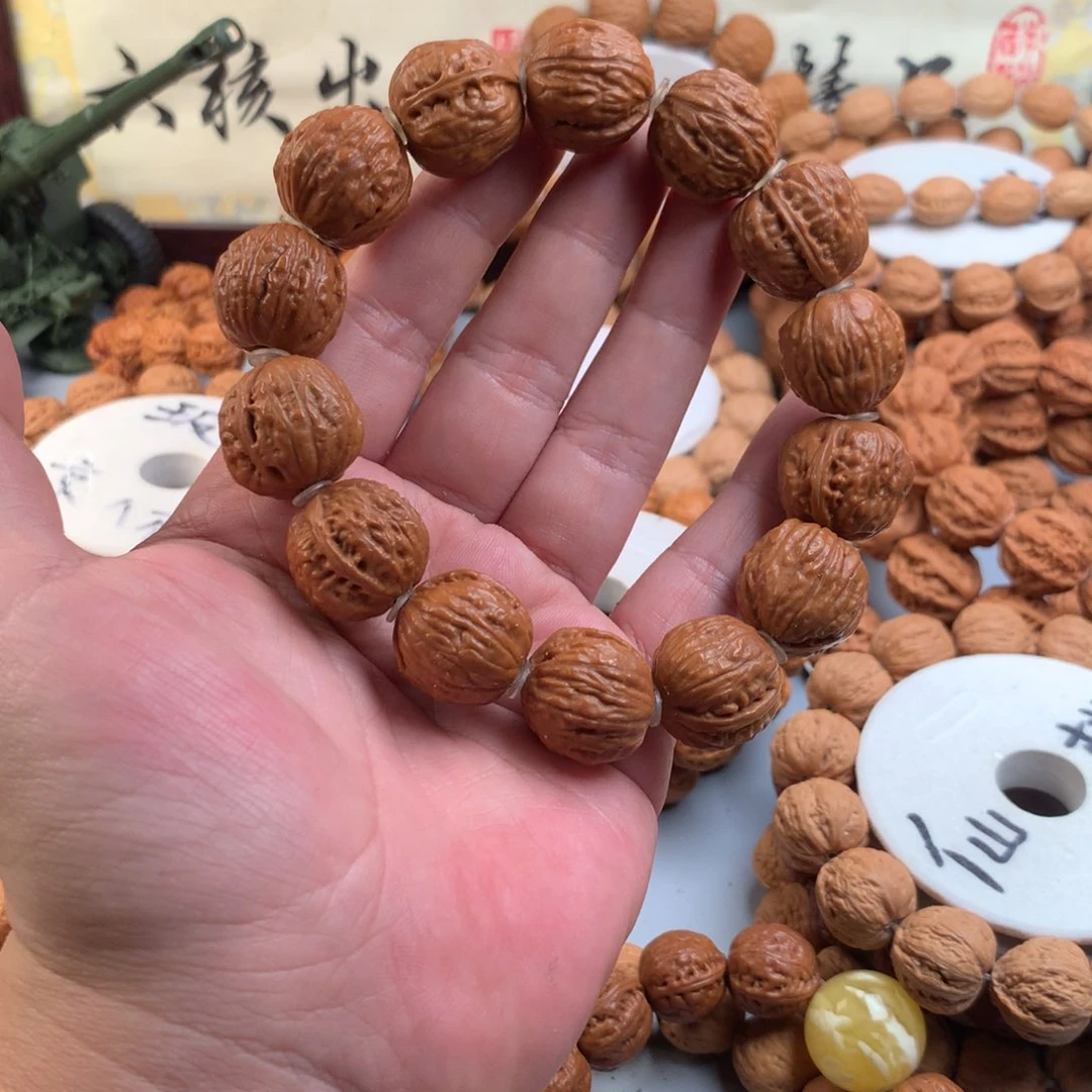 文玩核桃手串19正圆