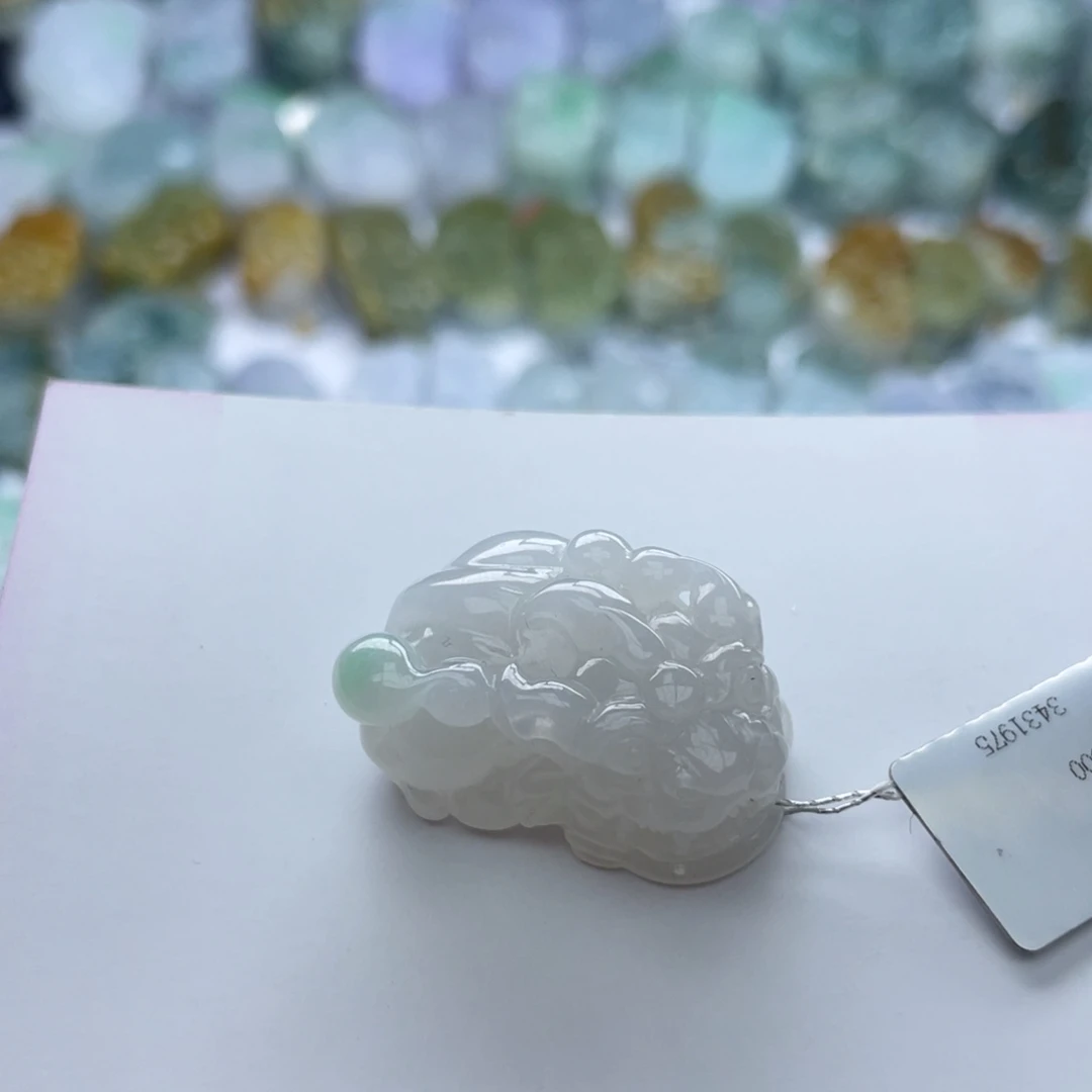 翡翠颈饰未镶嵌貔貅