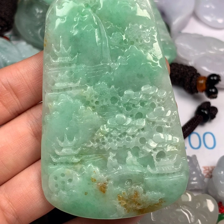 颈饰未镶嵌翡翠翡翠