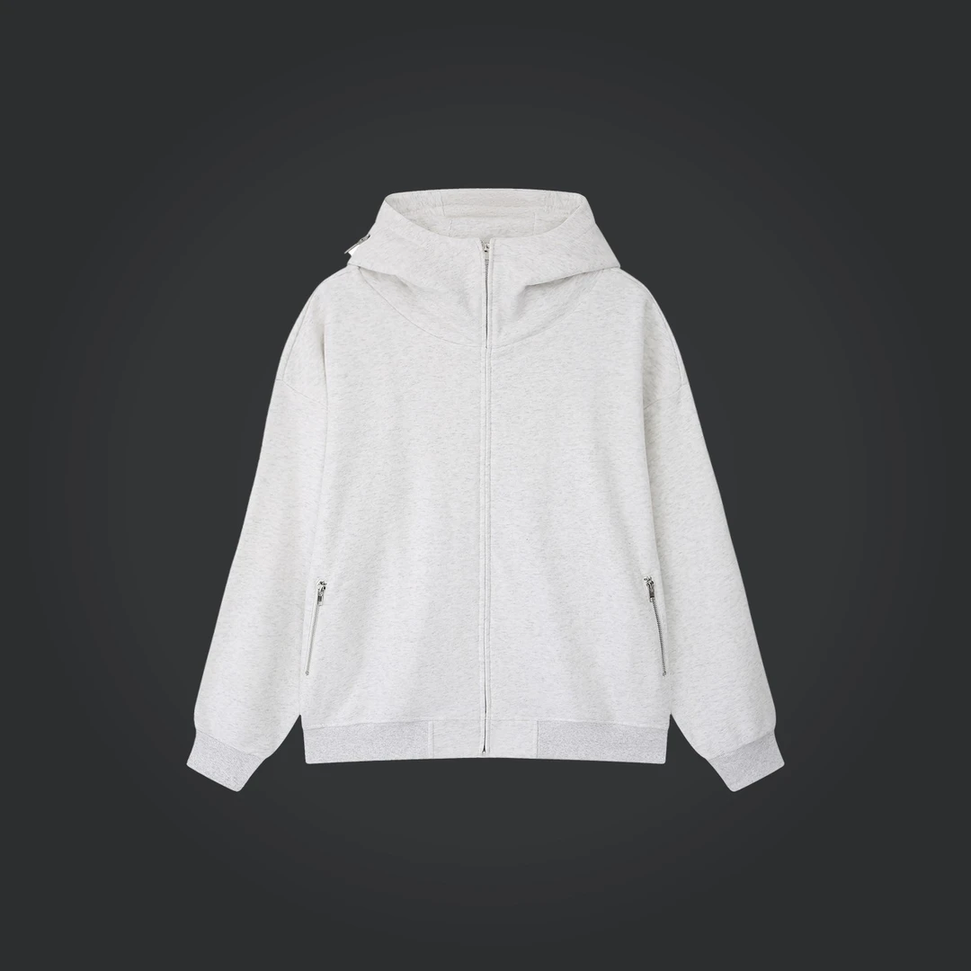 无畏东方O-Z01忍者拉链卫衣宽松开衫极简运动百搭连帽机能外套男