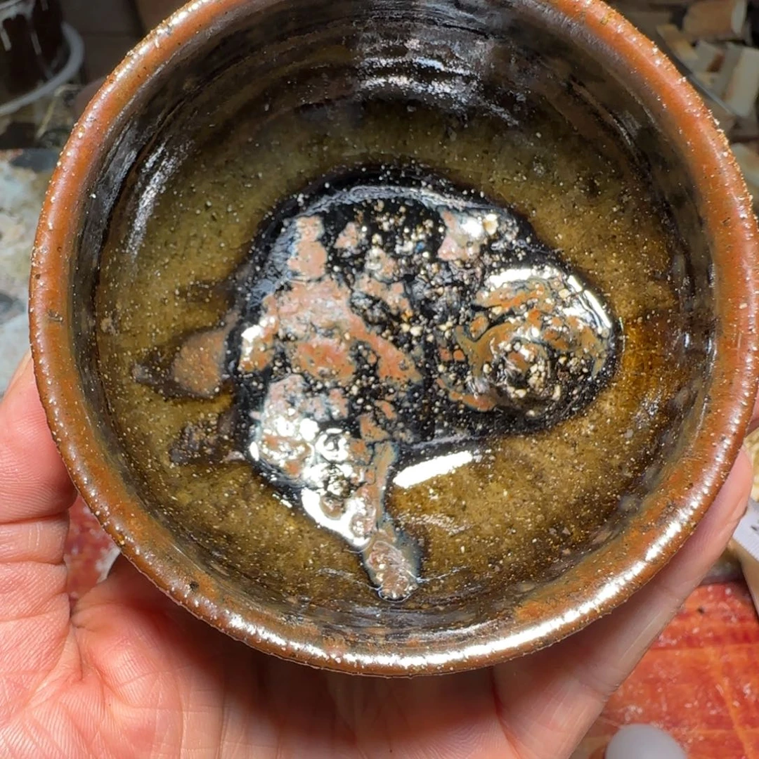 W***u柴烧建盏茶盏茶杯375