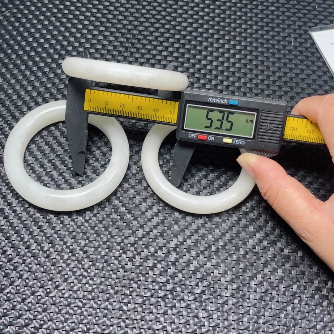 颈饰未镶嵌和田玉53白玉手镯19