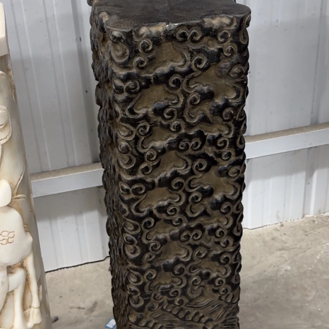 黑***巴石材官方认证老石雕不包邮