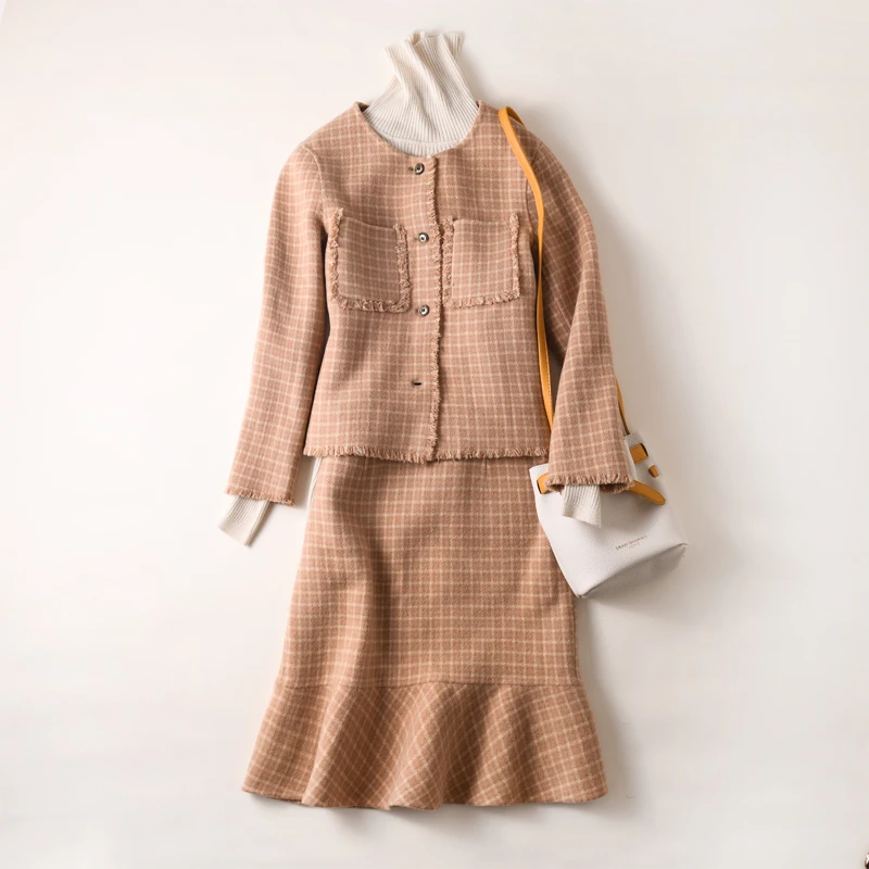 锦驼家反季处理链接小香风套裙3