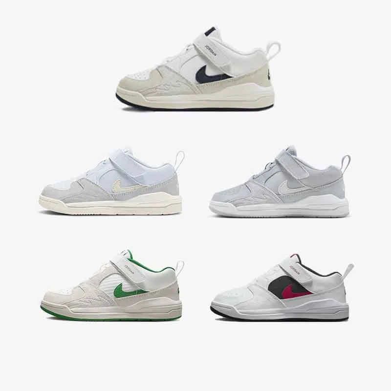 正品Nike耐克儿童鞋男童女童魔术贴减震休闲跑步运动鞋DX4398