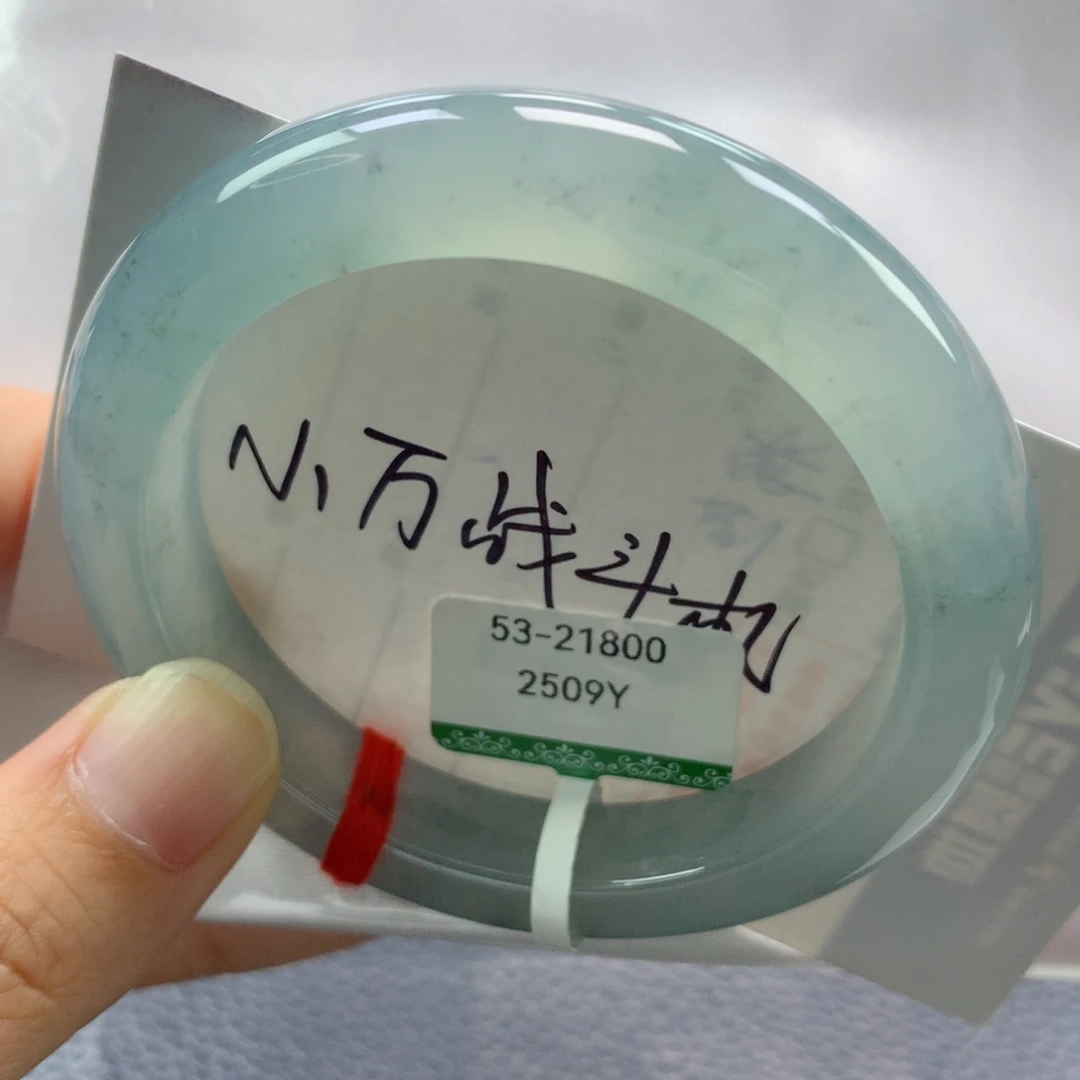 未镶嵌手镯翡翠缅甸天然翡翠A货53.3正