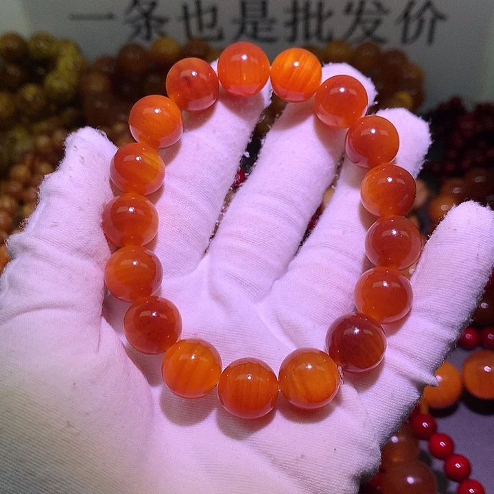 松木（琥珀木）手串/手链1.3 包浆高货