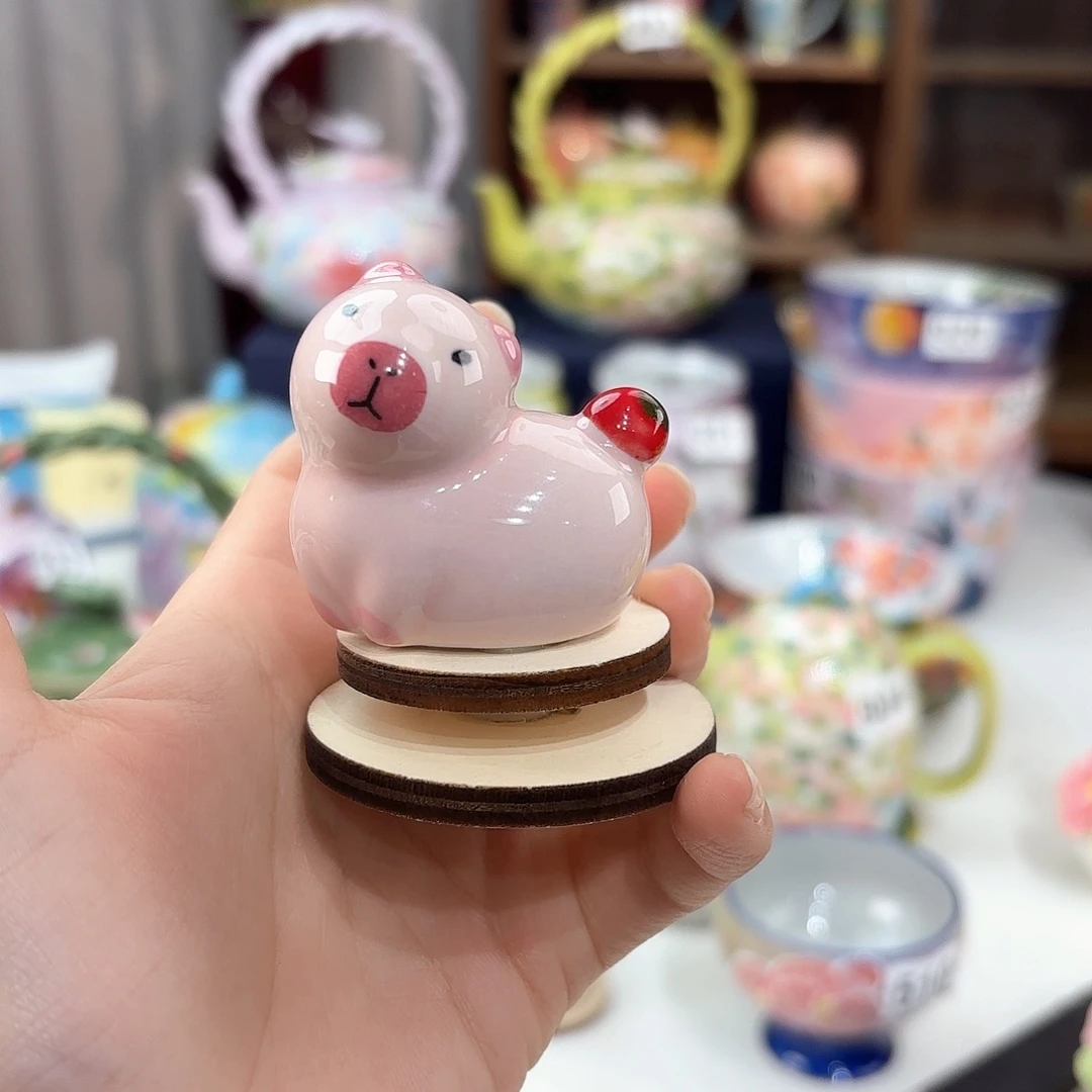 景德镇手绘高温釉下彩陶瓷茶具