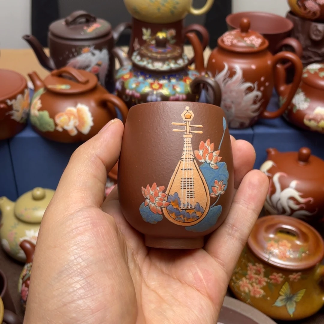茶杯紫砂紫砂主人杯100cc