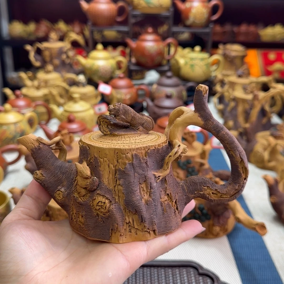 茶壶紫砂树桩老虎