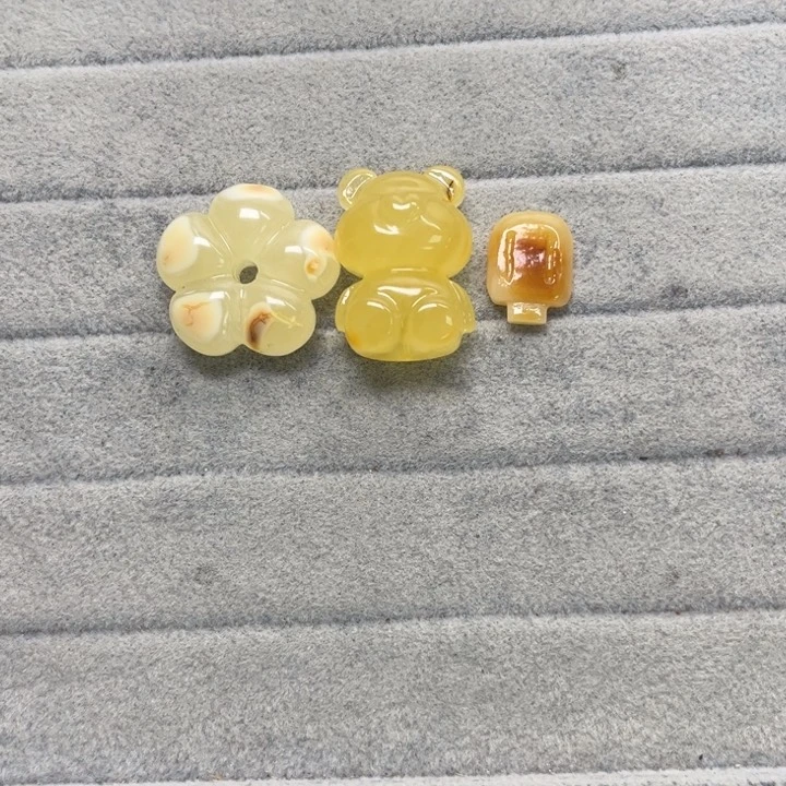 未镶嵌蜜蜡裸石天然琥珀蜜蜡配件