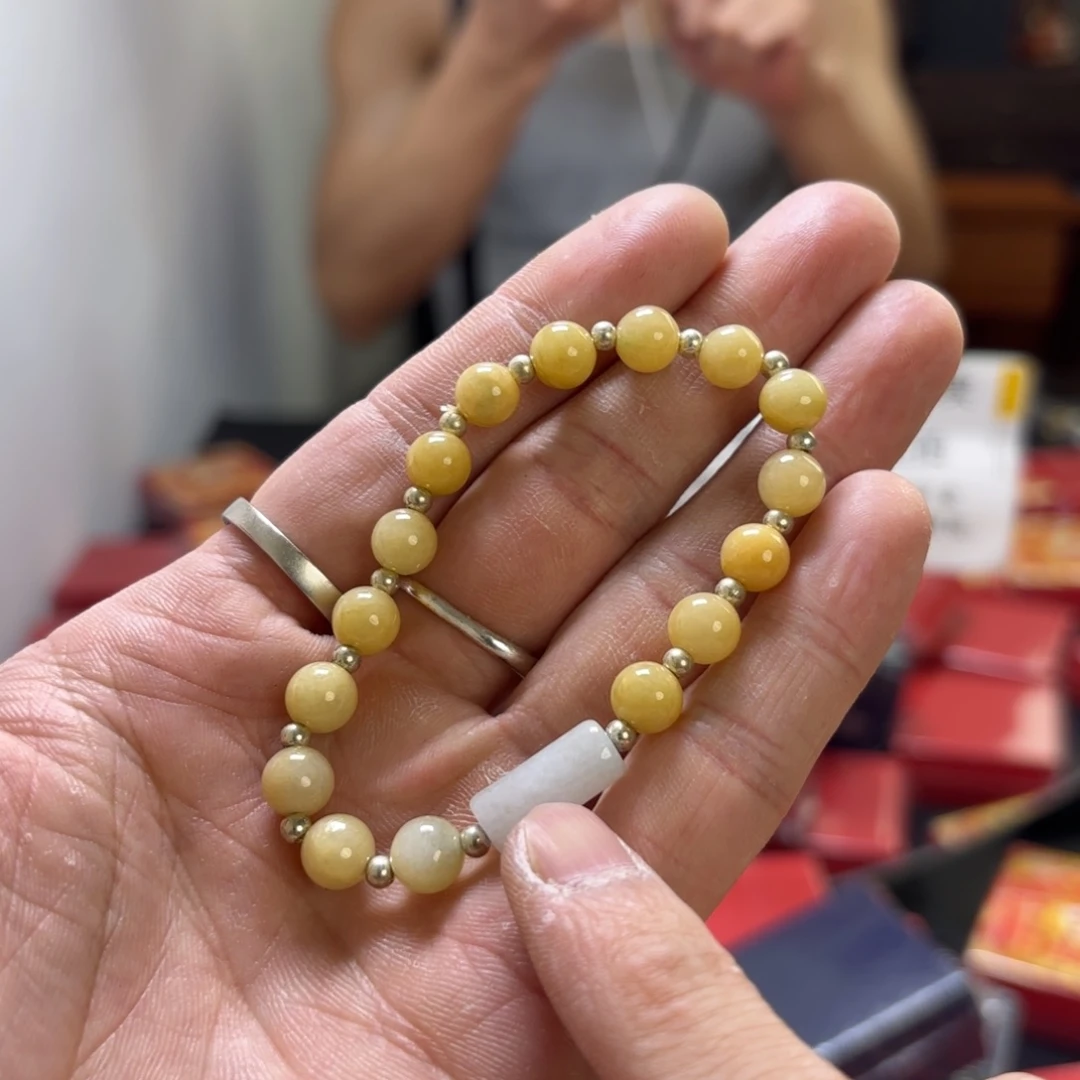 翡翠银S925镀金镶嵌颈饰