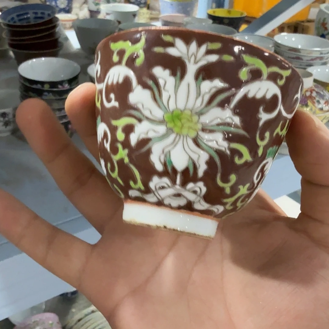 瓷片摆件手绘瓷器全部处理