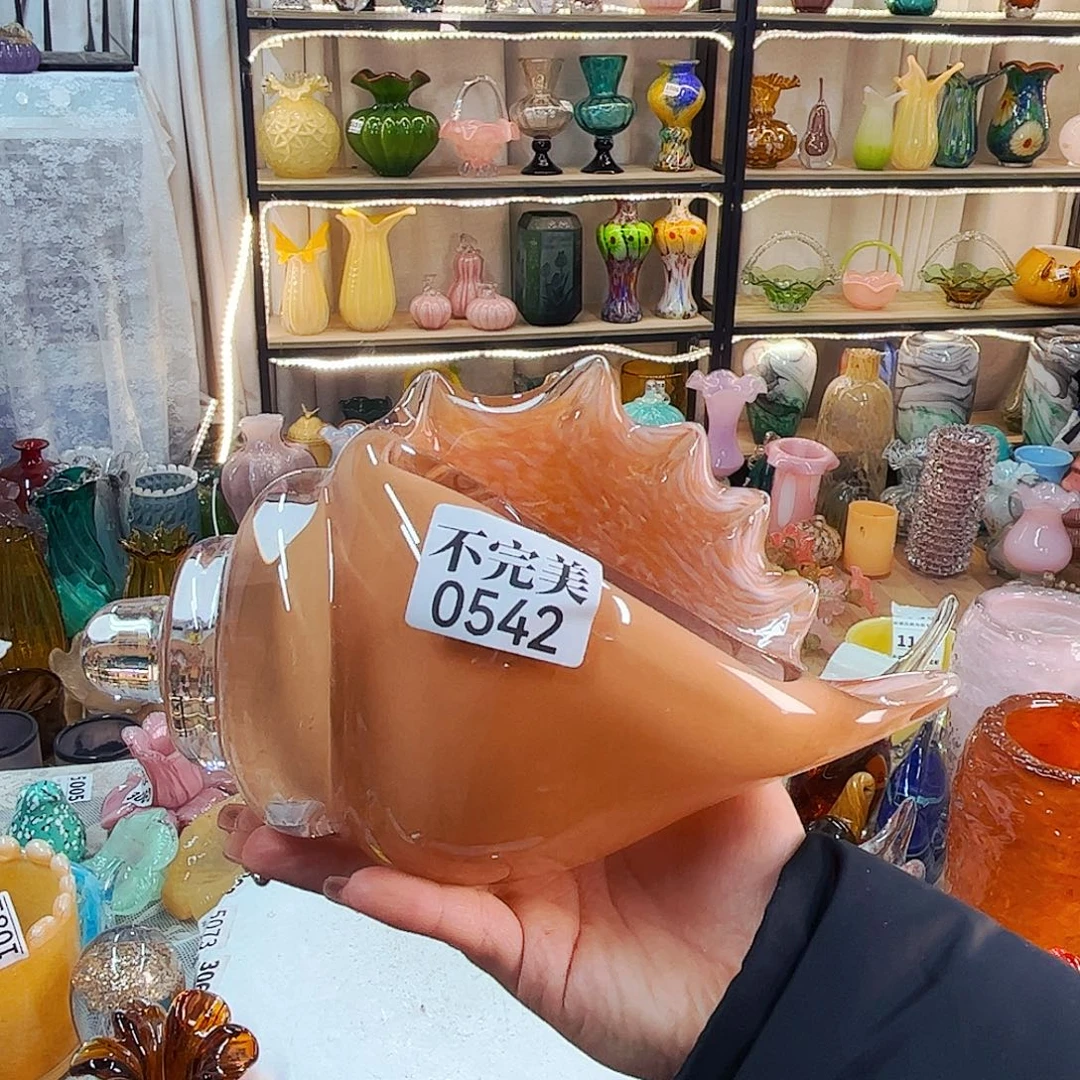 海螺家悦美居琉璃摆件不完美