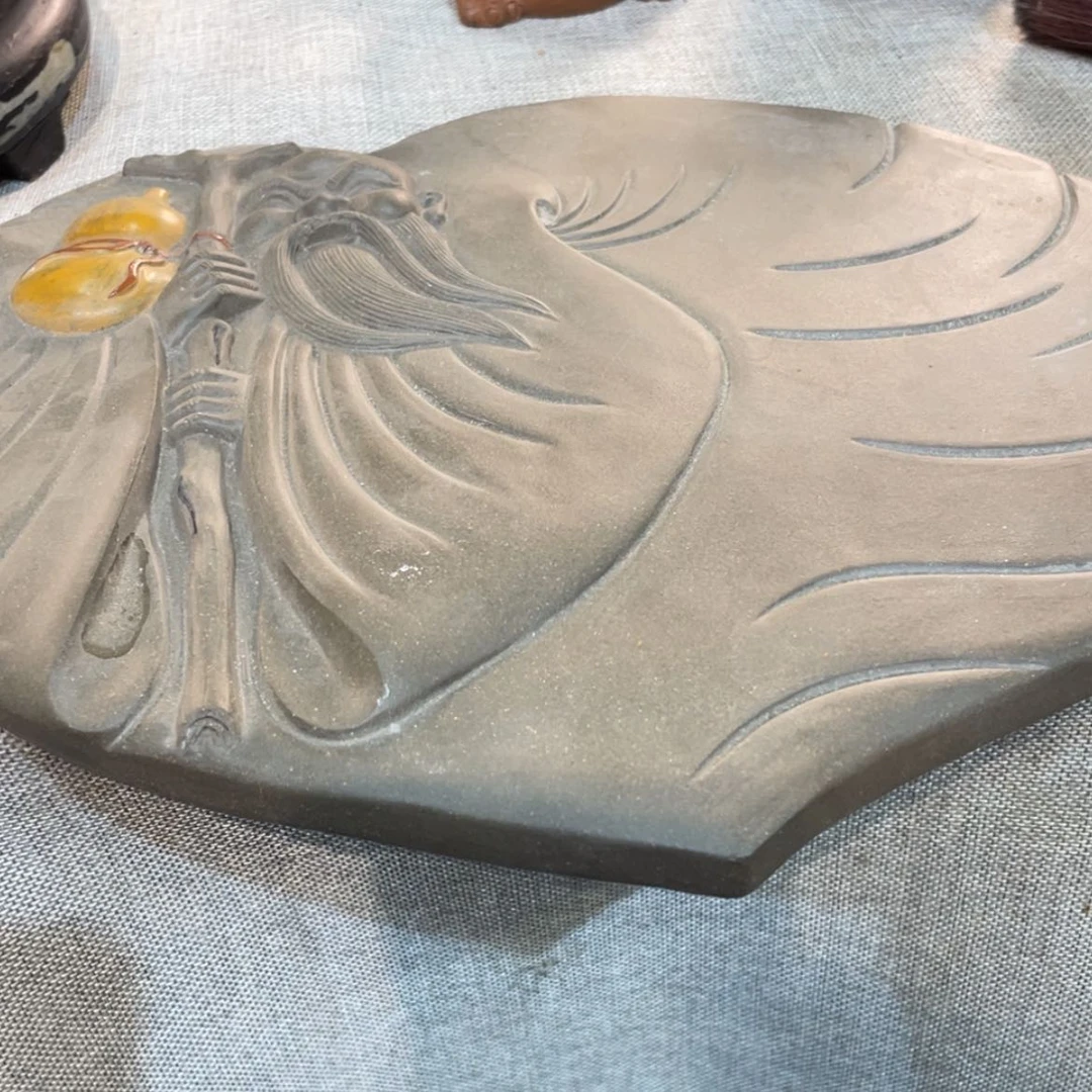 【闪购商品】紫砂茶宠泡**?微瑕寿星干泡盘
