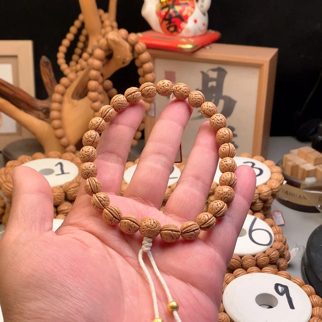 【闪购商品】桃核手串【憨憨】1.1小桃核手持