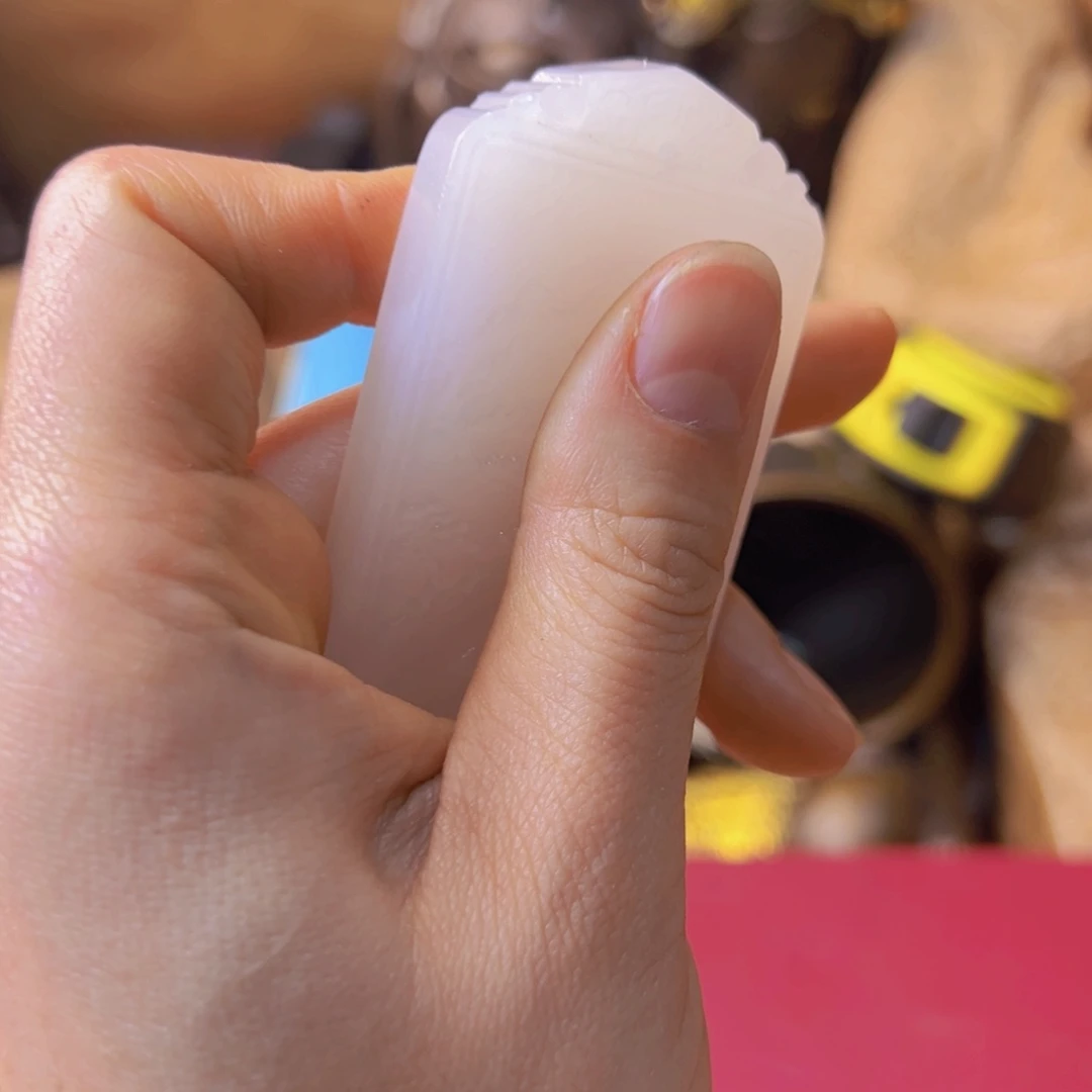 和田玉颈饰未镶嵌无事牌