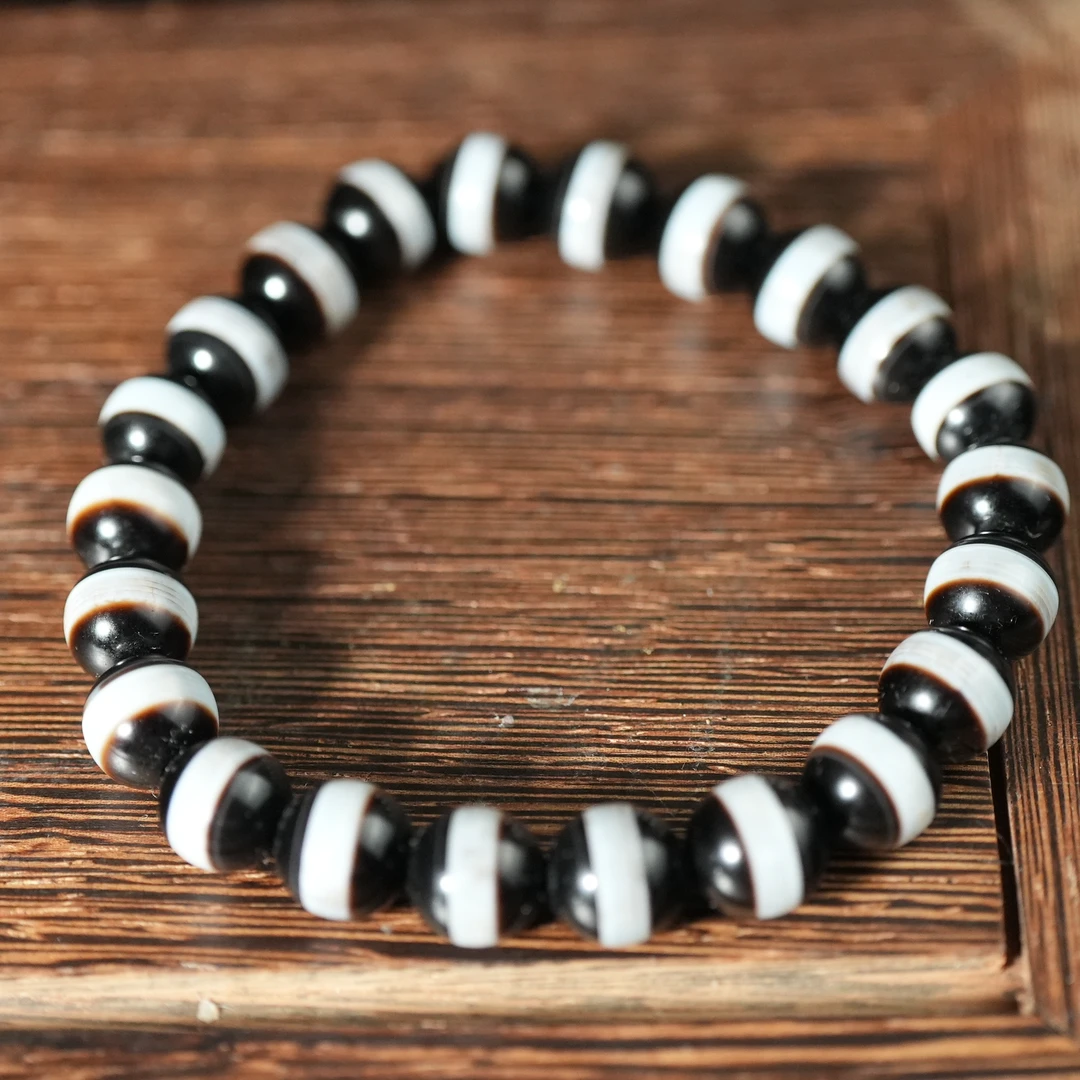 十九世纪药师玛瑙圆珠手串【古珠精选】AABS2505031002