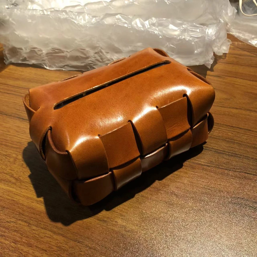 纸巾袋纸巾盒收纳盒防磨皮革裁剪流行风客厅轻奢风
