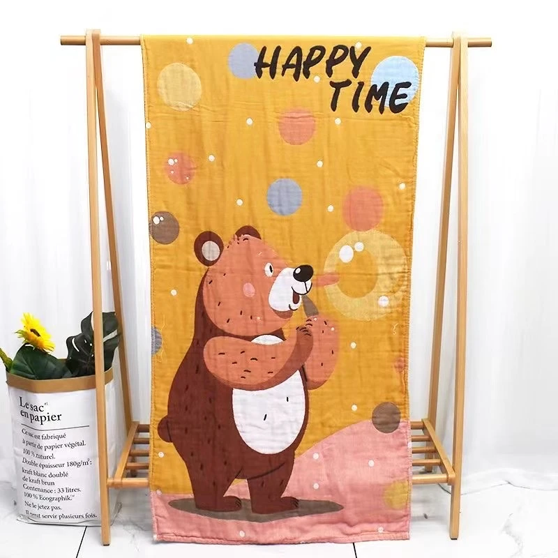 卡通浴巾加厚透气吸水