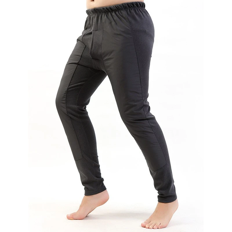 男秋冬新款加厚加绒高腰棉裤内外穿加肥大码弹力宽松保暖裤